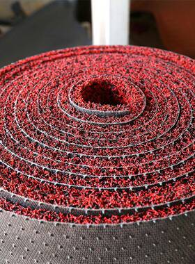 加密加厚丝圈脚垫14mm丝圈卷材脚垫耐磨通用汽车脚垫pvc