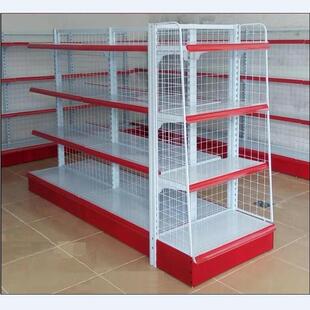 超市货架便利店士多店母婴店商店文具店货架子单面双面背网展示架