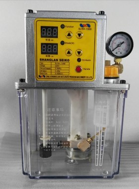 SLRH-108C数控机床全自动润滑油泵220齿轮电磁上蓝精工SLRH-108B