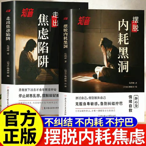 【抖音同款】知音 静心篇 摆脱内耗黑洞+走出焦虑陷阱克服自卑励志心理学书籍