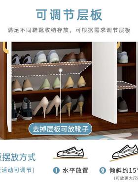 防尘鞋柜用大容玄关柜家简约现代门经济口型网红XZW储物量柜