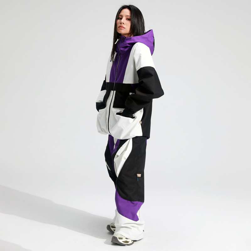 2024新款春秋男女套装痞帅潮流夹克外套休闲情侣训练运动服两件套