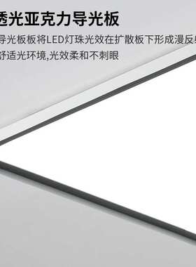 全光谱LED客厅大灯北欧2025新款简约现代智能护眼灯具卧室吸顶灯