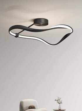 极简卧室灯简约现代led吸顶灯北欧设计师创意个性书房主卧房间灯