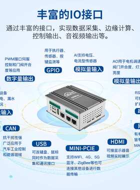 钡铼RK3568J工控机 4核A55 1TOPS AI Linux支持SCADA应用高清视频