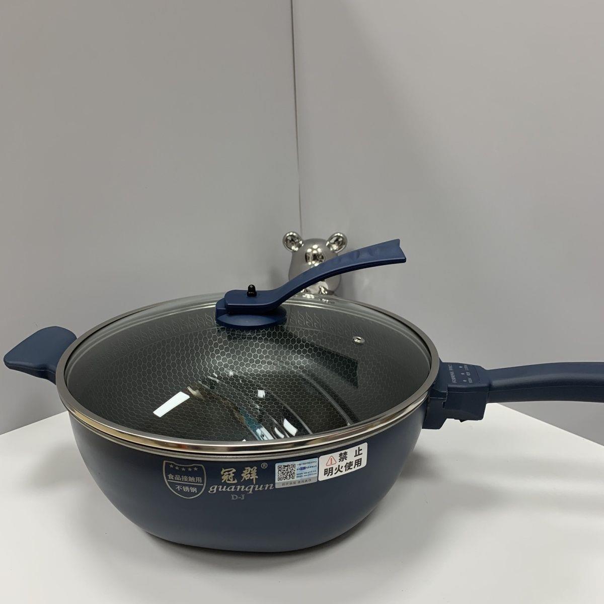 冠群手持式电炒菜锅一体