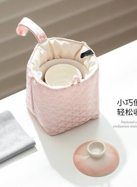 木灰釉渐15281变草外旅行功夫茶套户装陶瓷盖碗快客杯一壶二具杯