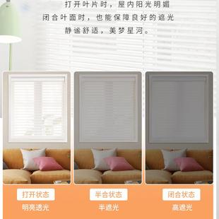 特瑞香里拉帘柔纱帘格010半百遮光卧书房餐厅电动叶窗成室品窗帘