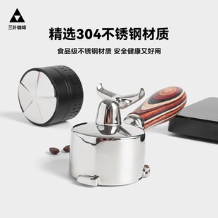 德龙咖啡机牛角有底手柄EC31t0 330 680 685实木把手51mm通用配件