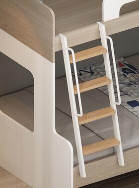 定上下挂梯宽踏板儿童制床铁架床宿楼舍梯子爬F986H8TS梯梯家用床