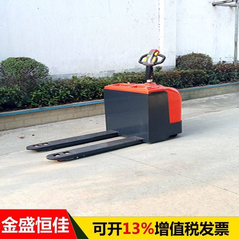 厂家直供全电动搬运车迷你站驾式物流搬运车仓储能手托盘车