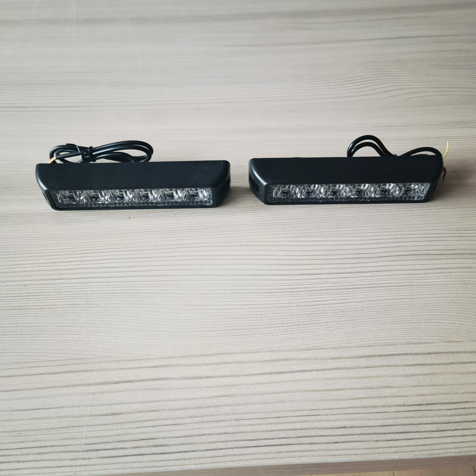 汽车中网红蓝警示灯改装