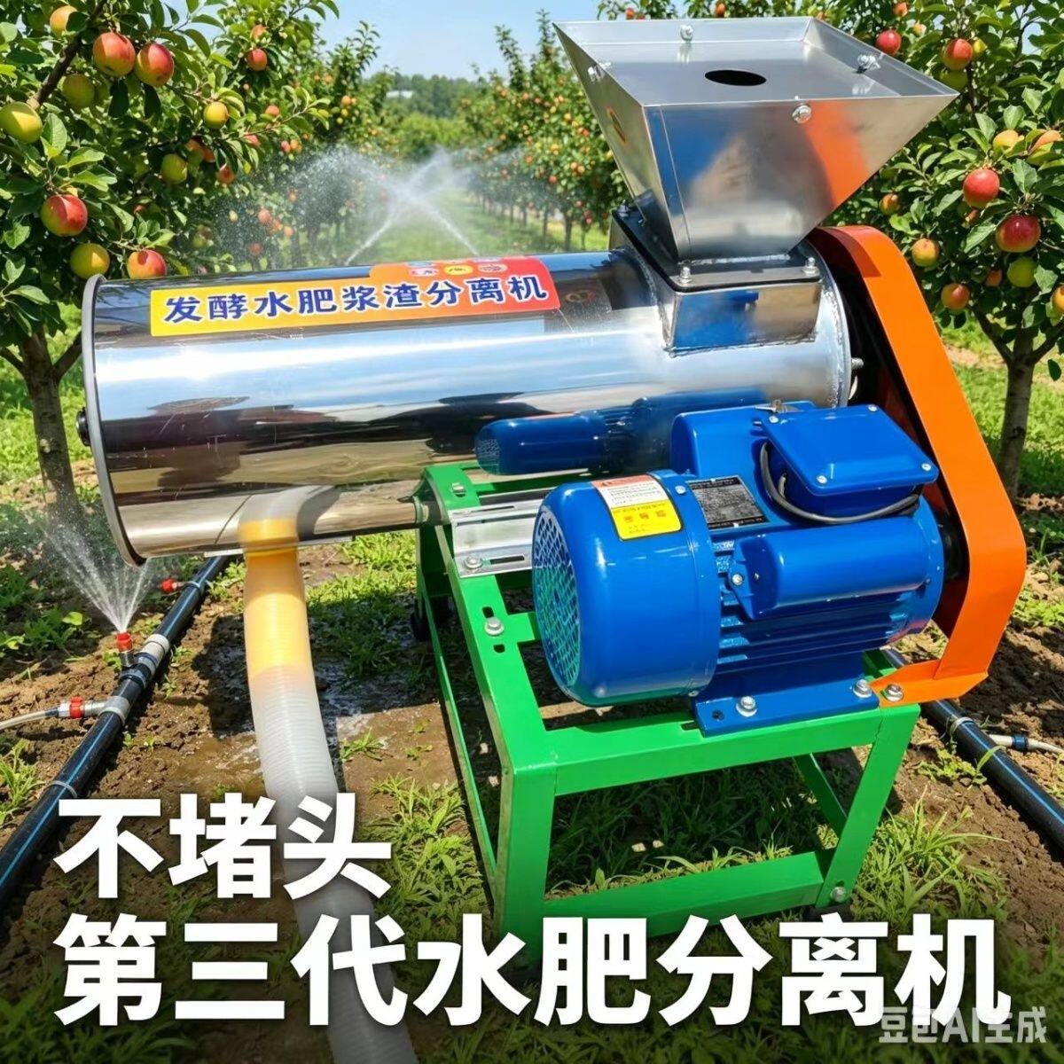 过滤水肥滴灌发酵渣水分离花生机器菜籽枯饼豆粕过滤器蛋白分离机