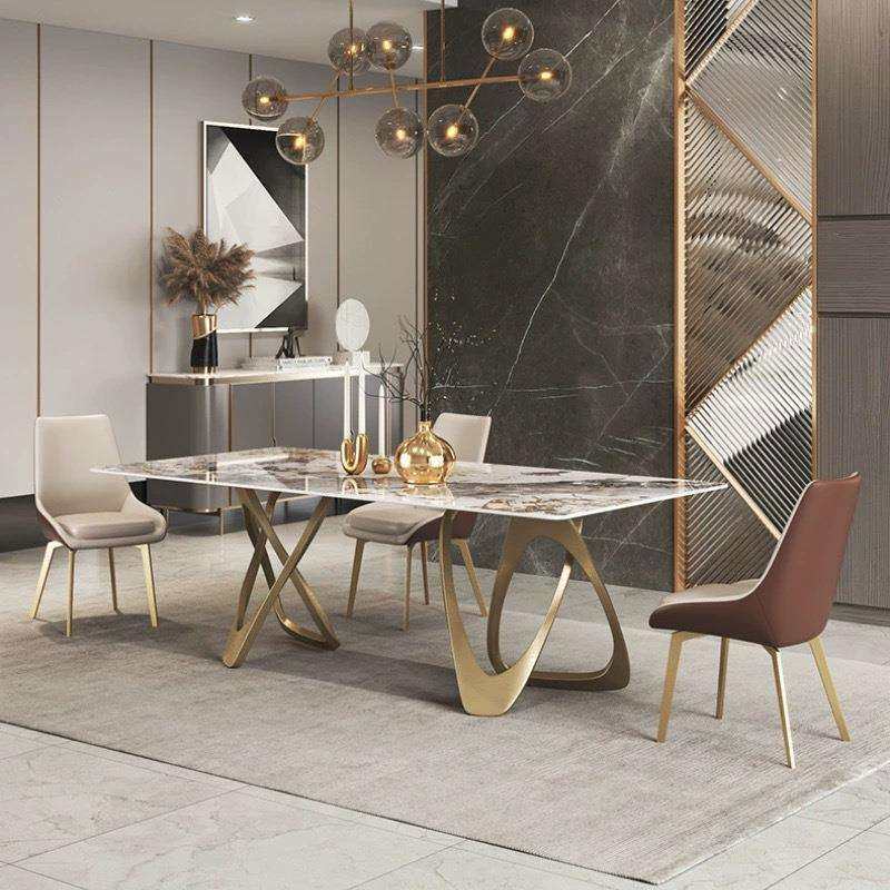 轻奢设计师岩板餐桌椅组合小户型家用现代简约饭桌高档吃饭桌子,鲜花速递/花卉仿真/绿植园艺,割草机/草坪机,淘宝优惠券,粉丝福利购,淘宝优惠卷