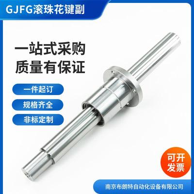LBST20 25 30 4050机床直线传动部件抗扭矩型滚珠花键轴加工制作