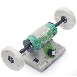 多功能布轮抛光机台式抛光无品牌/机银铜铁磨机可调打试双头布金