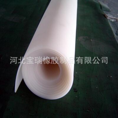 白胶板燃抗撕裂硅胶片硅胶密封垫硅片阻白色NSD硅色胶卷材厂家现