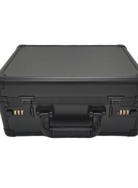 281热销铝合金卡片箱SA码锁卡密牌砖箱BGS卡片收P纳箱宝可梦黑色