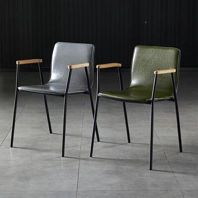 家用餐现椅代铁艺靠背椅F办LOT公凳日常休息座椅咖啡厅奶VLM茶店