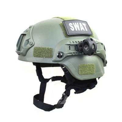 高配版军迷防暴MICH2000行动版头盔  CS导轨头盔 米奇战术头盔