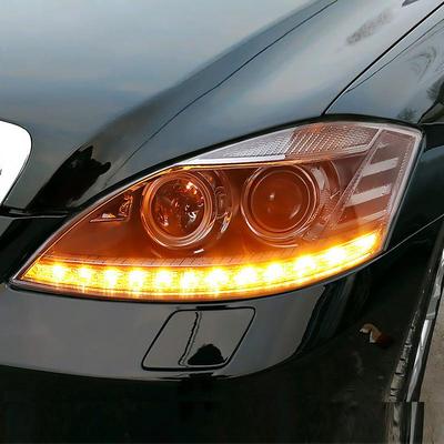 适用于06-08款奔驰S级W221大灯总成S300S350老款改装升级新款LED