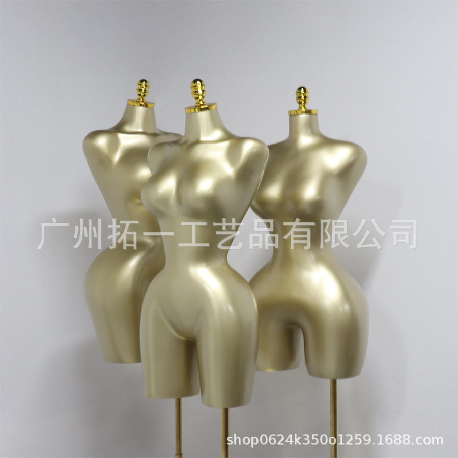 服装店欧美大码模特道具非洲哑光大胸瘦腰肥臀女装人台展示架假人