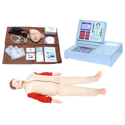 生产供应新款液晶彩显电脑心肺复苏模拟人CPR590复苏模型