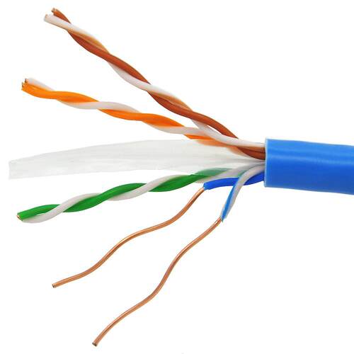 超六类网线cat6千兆非屏蔽23AWG全铜双绞线阻燃网络线缆