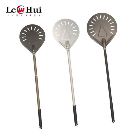 Lehui披萨转铲圆形两节两节可拆解接驳789英寸铲面商用家用厨具