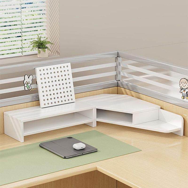 显示器增高架书桌上置物架拐角收纳架转角电脑增高架三角工位桌面