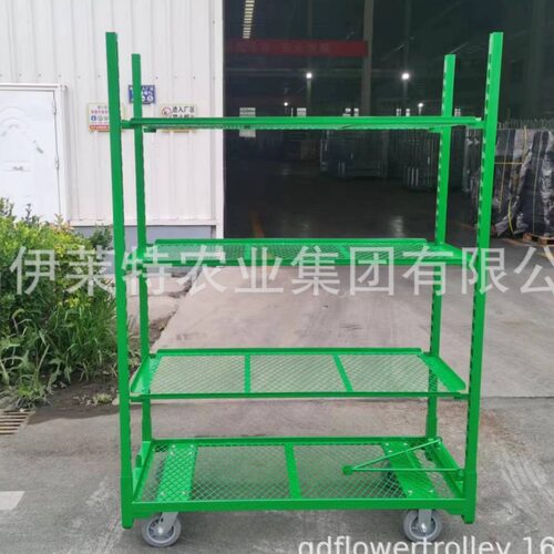 厂家直销 蔬菜育苗花车， 拉板网台车 1500*565催芽育苗车