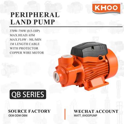 外贸出口QB60系列旋涡自吸增压泵220v/110v清水泵waterpump