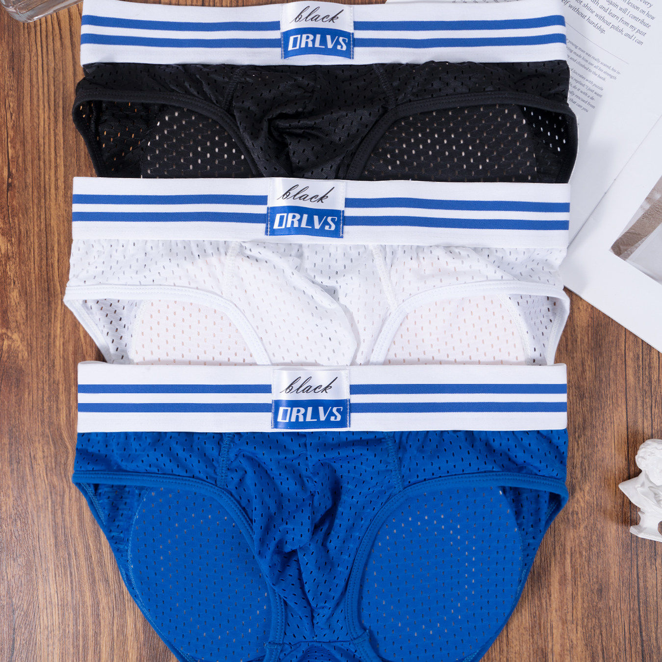 两条装男士内裤网孔舒适透气低腰可拆卸臀垫三角裤性感提臀纯色潮,女士内衣/男士内衣/家居服,男三角内裤,淘宝优惠券,粉丝福利购,淘宝优惠卷