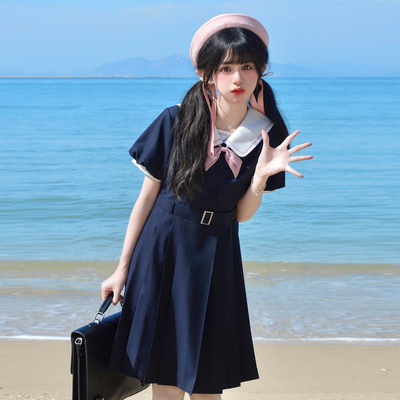 【小樱纪】甜美泡泡袖连衣裙