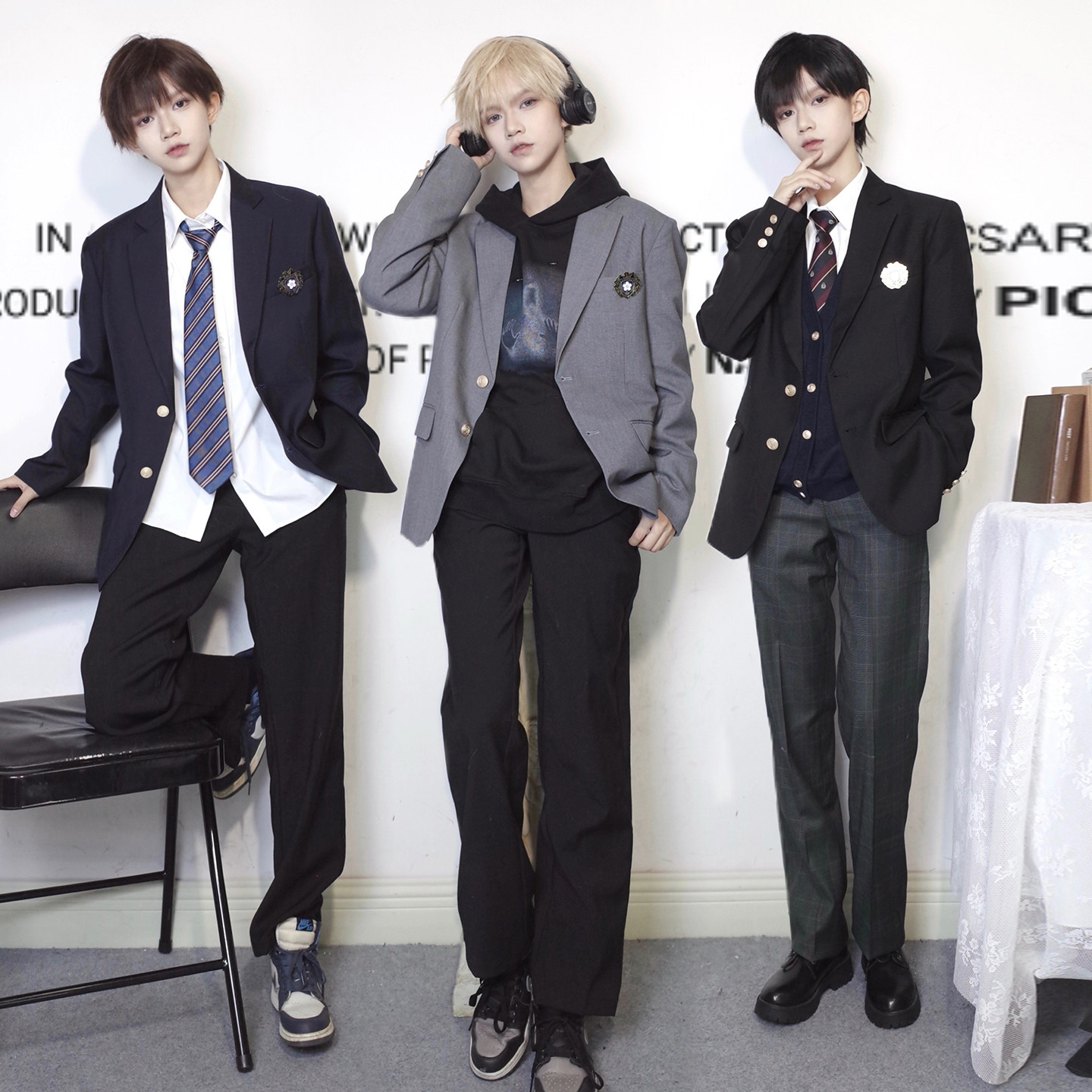 校供感DK制服【男款西服】图片