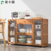 维小厨碗柜餐边柜子靠墙简易厨房橱柜家用收纳柜组合多功能餐具柜