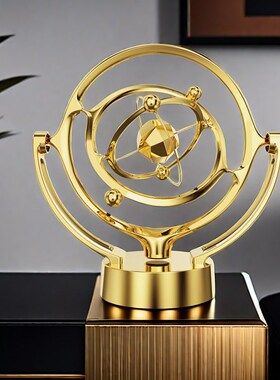 解压永动机不停创意会动的动态摆件天体混沌摆永动仪重力平衡玩具