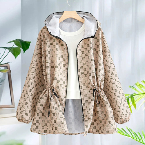 防尘收腰外穿时尚工作服防泼水家用长袖罩衣厨房罩衫围裙带袖女士