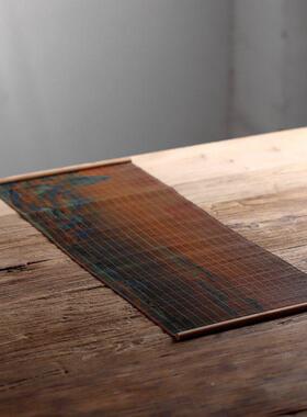 2020新彩印山水细竹34557丝茶小号竹制席茶席茶垫厂家直作销一件