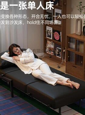 万腾沙发床IYS伸折叠两用多功能拉床家客厅阳台单人缩一体用小推