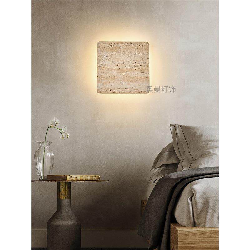 卧室床头壁灯创意酒店奶油风设计师北欧几件走廊过道楼梯间墙壁灯