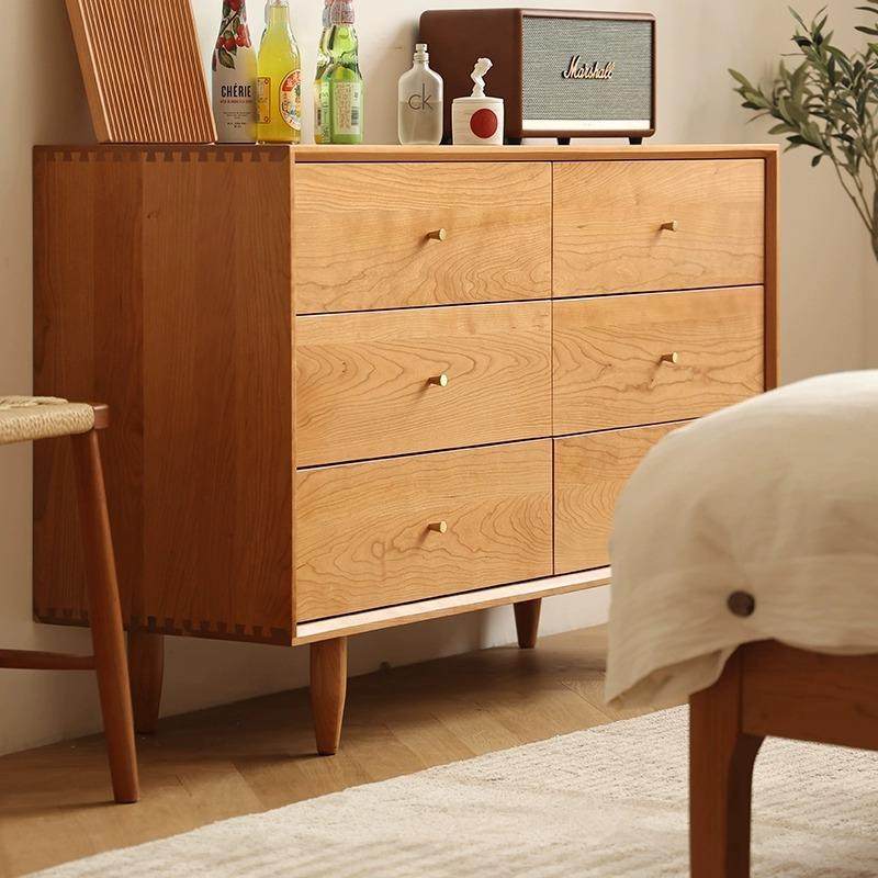 北欧实木斗柜床尾储物柜卧室收纳柜樱桃木复古六斗柜抽屉柜客厅柜,电子元器件市场,其它元器件,淘宝优惠券,粉丝福利购,淘宝优惠卷