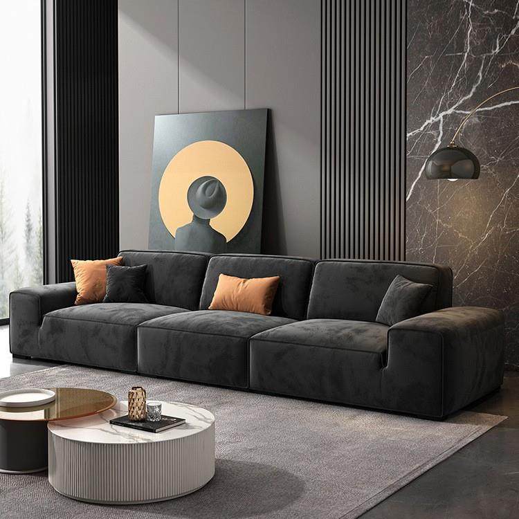 2025小户型直排豆腐块沙发客厅简约现代科技磨砂布大黑牛布艺沙发,电子元器件市场,其它元器件,淘宝优惠券,粉丝福利购,淘宝优惠卷