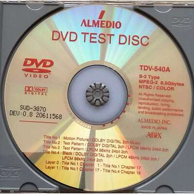 ABEX测试碟大量供应ABEX系列CD,DVD测试碟