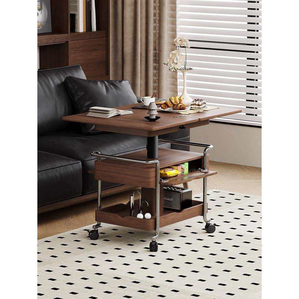 中古客厅沙发边几柜可升降折叠移动推车带轮小户型茶几桌2025新款,电子元器件市场,其它元器件,淘宝优惠券,粉丝福利购,淘宝优惠卷