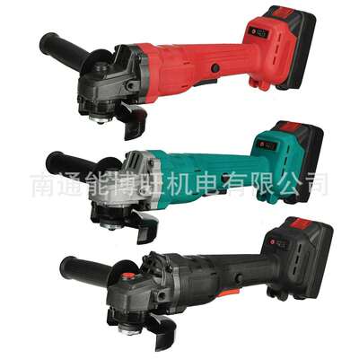 无刷锂电充电角磨机多功能抛光机切割机打磨机电动工具磨光机砂轮