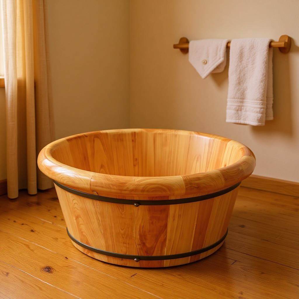 结疤浴盆泡脚桶香柏木木盆澡盆实木浴缸足浴木桶家用木质洗脚盆,电子元器件市场,其它元器件,淘宝优惠券,粉丝福利购,淘宝优惠卷
