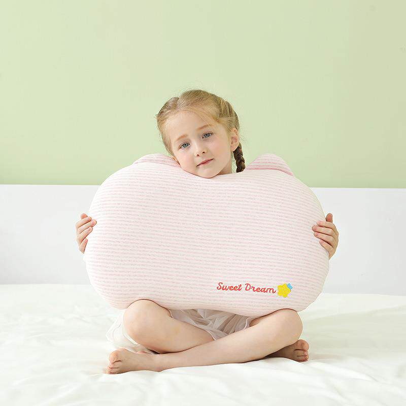 A类纯棉冰丝午睡枕办公室午休小枕头趴睡枕教室小学生便携抱枕夏