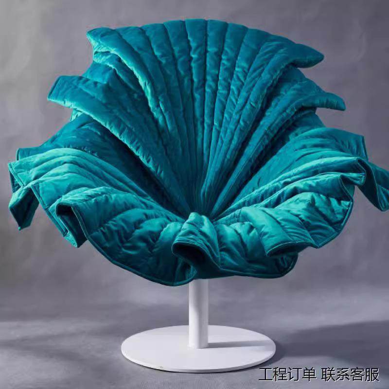 北欧轻奢荷花形状花瓣椅客厅阳台卧室可旋转沙发椅酒店别墅休闲椅,电子元器件市场,其它元器件,淘宝优惠券,粉丝福利购,淘宝优惠卷