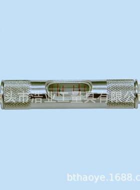 白色水泡水平尺 3分/2mm便携式水准器 85x14.3铝制条式水平仪